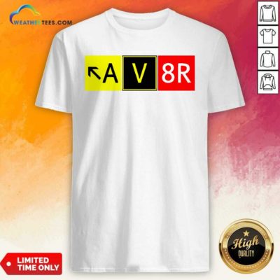 Aviation Pilot AV8R Taxiway Sign Graphic Shirt - Design By Weathertees.com