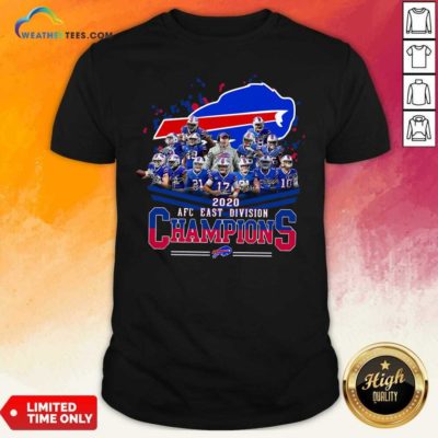 Buffalo Bills 2020 AFC East Division Champions Shirt - Design By Weathertees.com