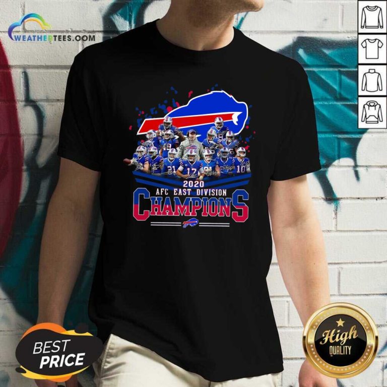 Buffalo Bills 2020 AFC East Division Champions V-neck - Design By Weathertees.com