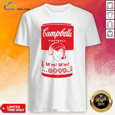 Campbells Football Soup Can Shirt - Design By Weathertees.com