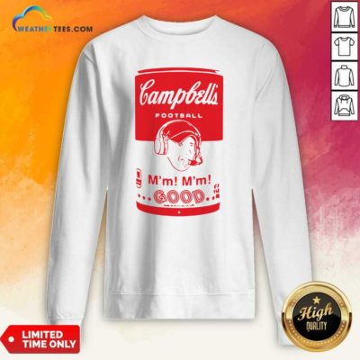 Campbells Football Soup Can Sweatshirt - Design By Weathertees.com