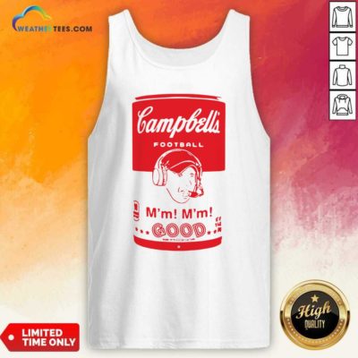 Campbells Football Soup Can Tank Top - Design By Weathertees.com