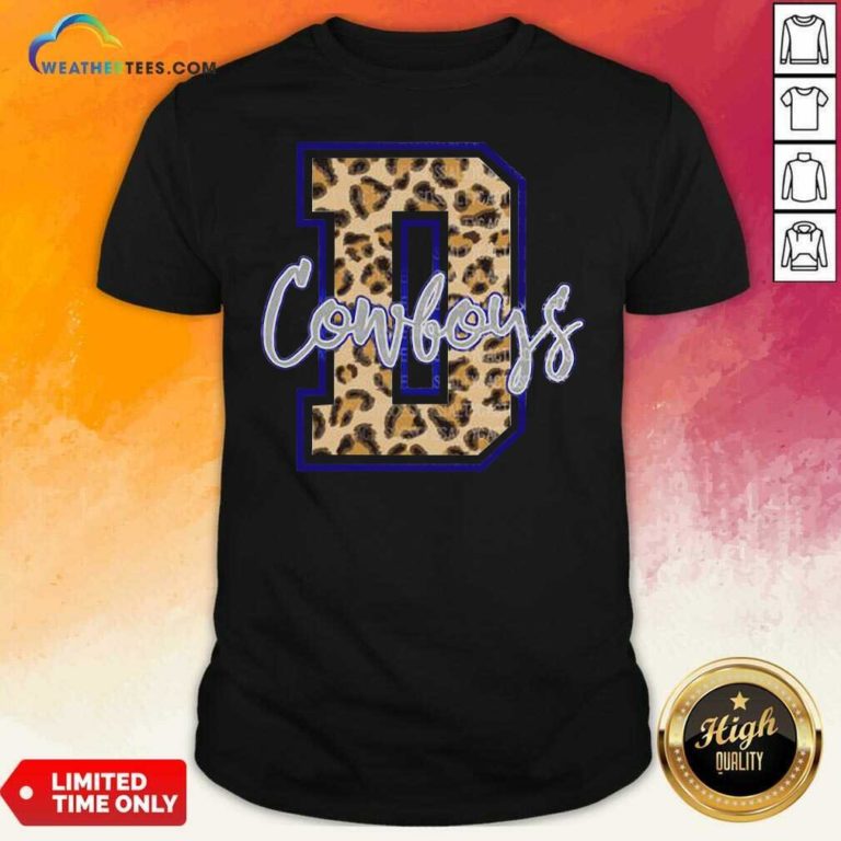 Leopard Dallas Cowboys Shirt - Design By Weathertees.com