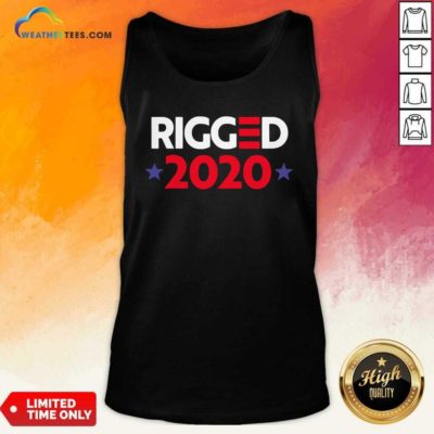 Rigged 2020 Election Voted Tank Top - Design By Weathertees.com