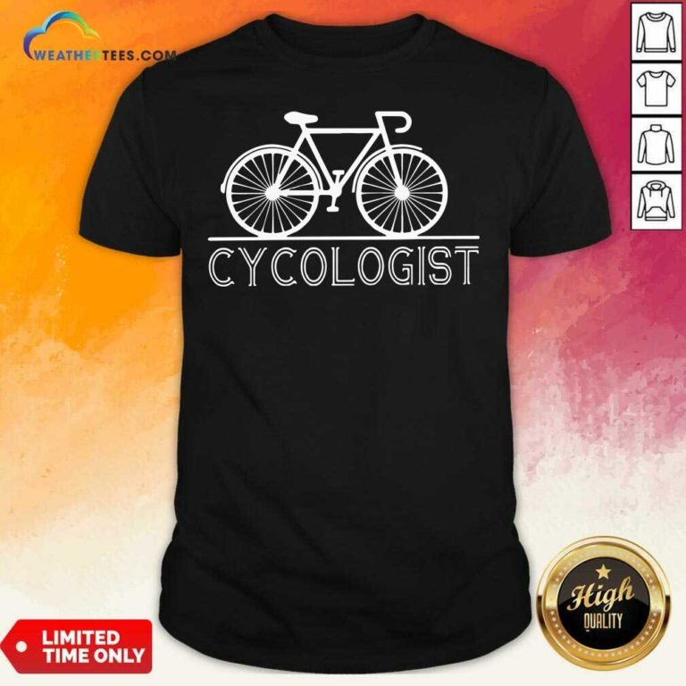 The Bicycle Cycologist Shirt - Design By Weathertees.com
