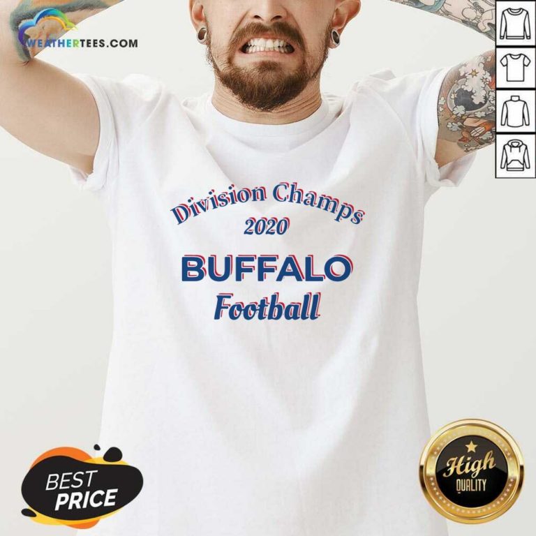 Division Champs 2020 Buffalo Bills Football V-neck - Design By Weathertees.com