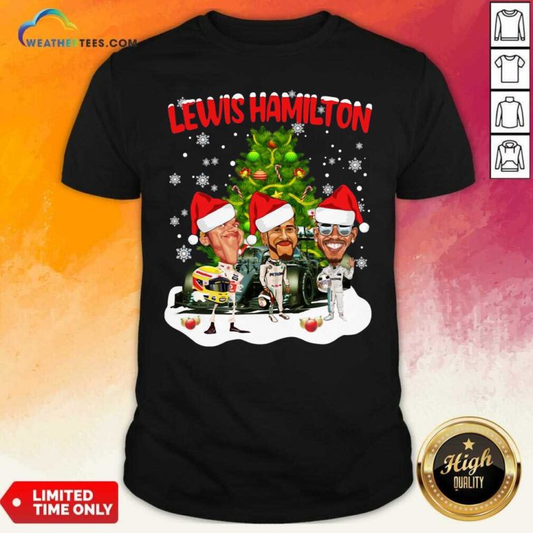 Lewis Hamilton Chibi Christmas Tree Shirt - Design By Weathertees.com