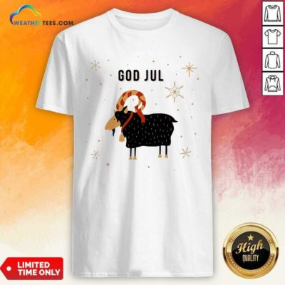 God Jul Goat Ugly Christmas Shirt - Design By Weathertees.com