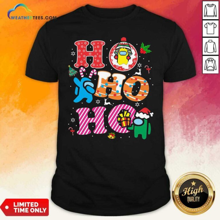 Imposter Among Us Ho Ho Ho Merry Christmas Shirt - Design By Weathertees.com