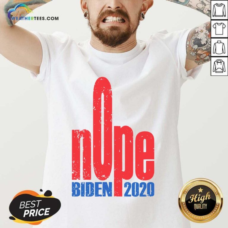Biden 2020 Nope President Election V-neck - Design By Weathertees.com