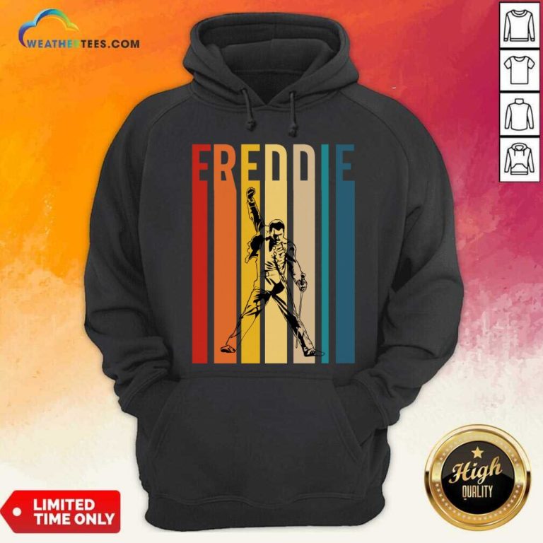 Freddie Mercury Vintage Hoodie - Design By Weathertees.com