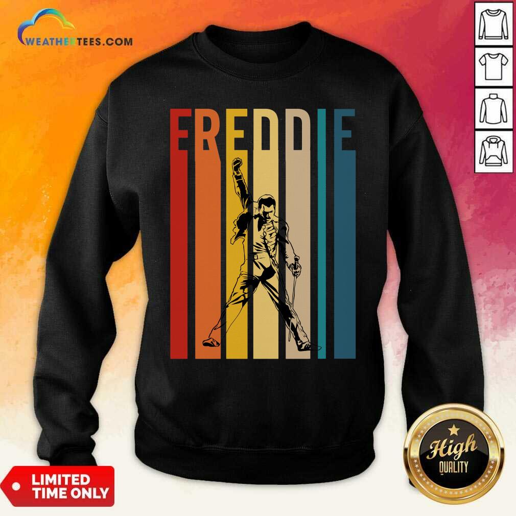 Freddie Mercury Vintage Sweatshirt - Design By Weathertees.com