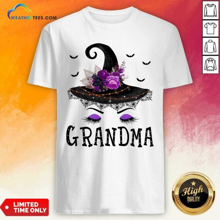 Grandma Witch Hat Halloween Shirt - Design By Weathertees.com