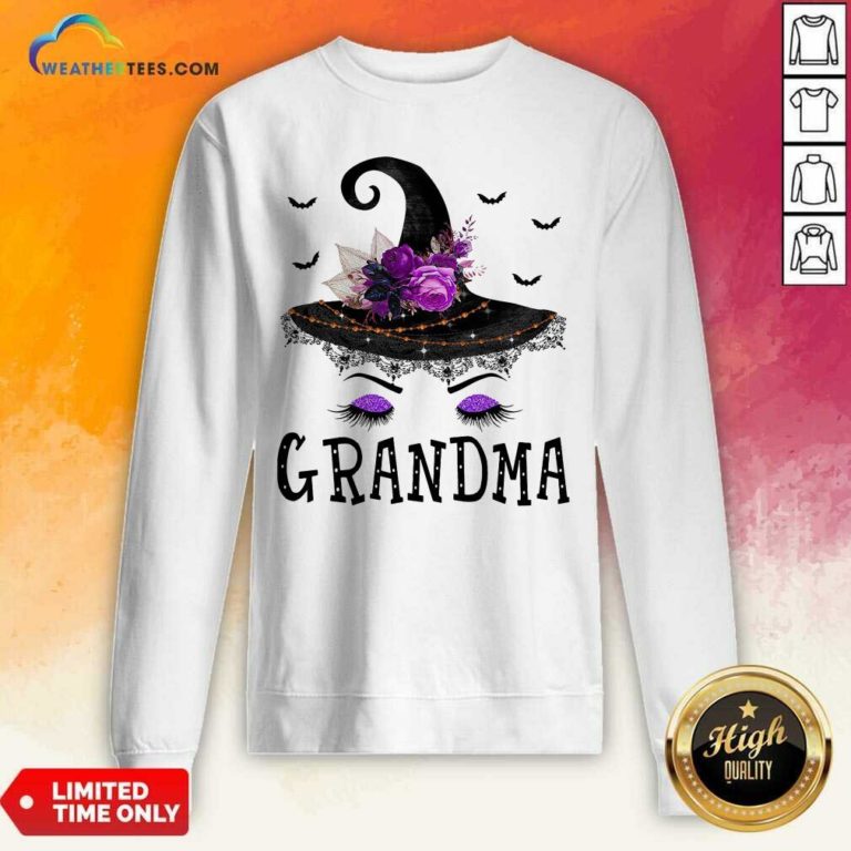 Grandma Witch Hat Halloween Sweeatshirt - Design By Weathertees.com
