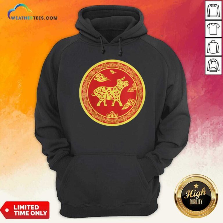 Year Of The Ox 2021 Happy New Year Hoodie - Design By Weathertees.com