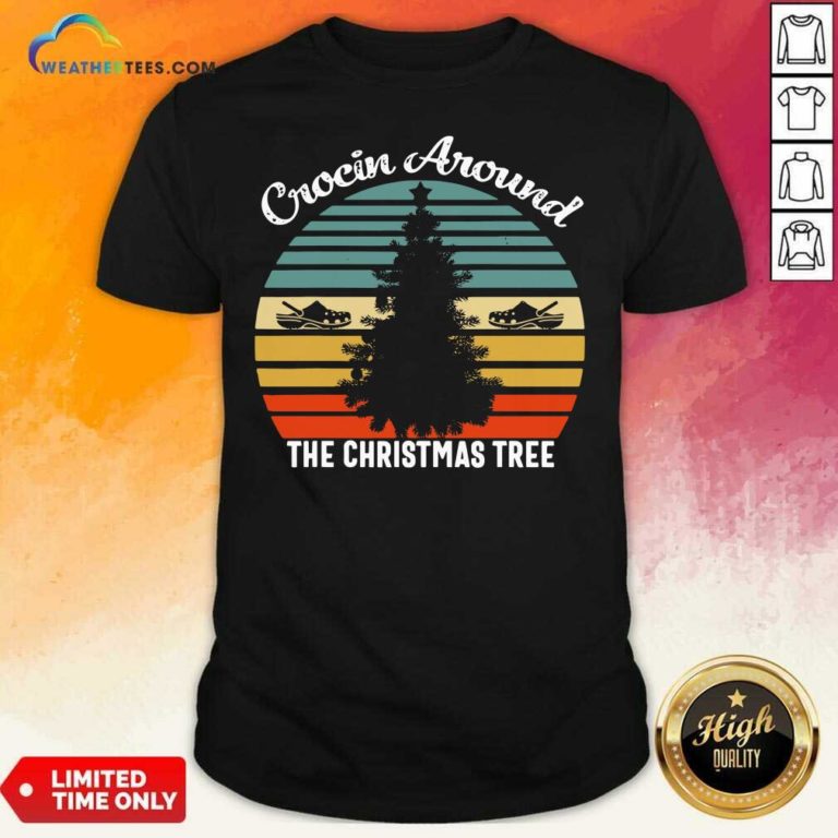 Crocin Around The Christmas Tree Xmas Vintage Retro Shirt - Design By Weathertees.com