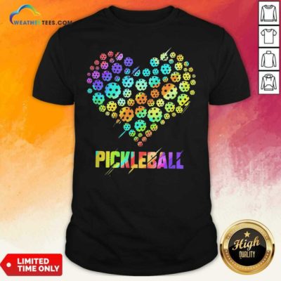 Heart Pickleball Shirt - Design By Weathertees.com