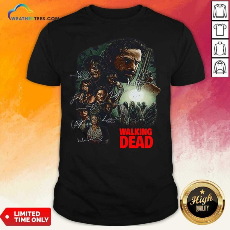 Waking The Dead Signatures Shirt - Design By Weathertees.com