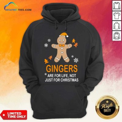 Snowman Gingers Are For Life Not Just For Christmas Hoodie - Design By Weathertees.com