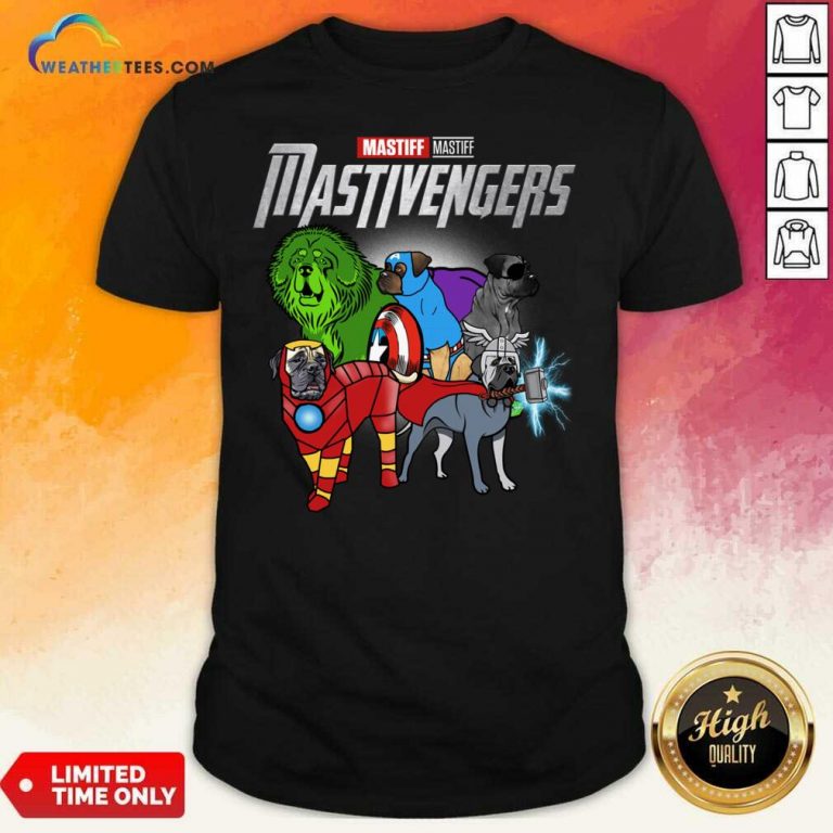 Mastiff Marvel Avengers Mastivengers Shirt - Design By Weathertees.com