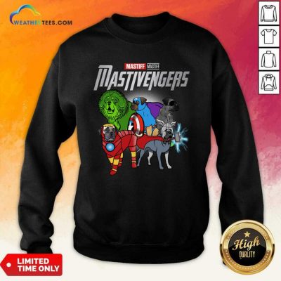Mastiff Marvel Avengers Mastivengers Sweatshirt - Design By Weathertees.com