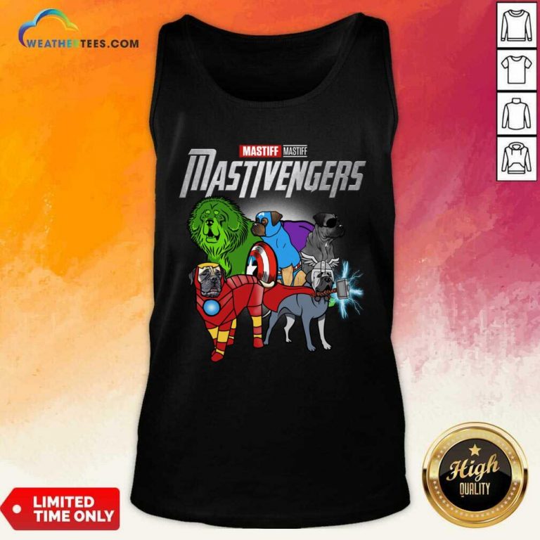 Mastiff Marvel Avengers Mastivengers Tank Top - Design By Weathertees.com