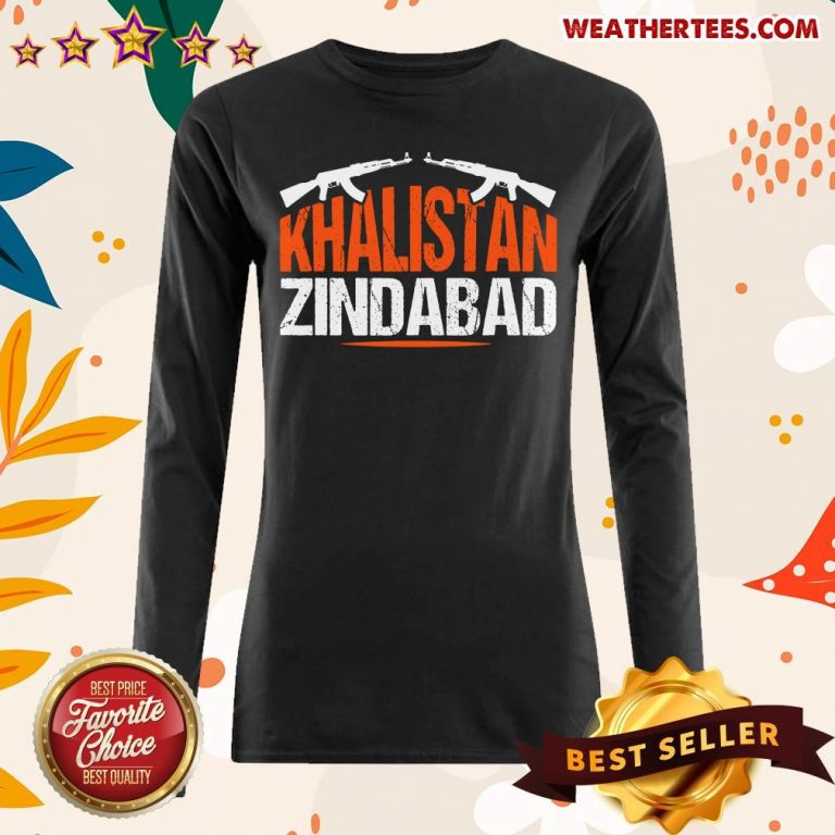 Sikh Khalistan Zindabad Singh Punjabi Long-sleeved - Design By Weathertees.com