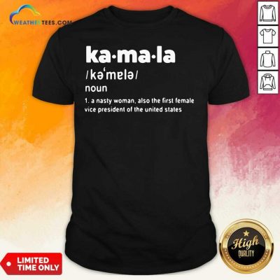 Kamala Harris First Female Vice President Of The United States Shirt - Design By Weathertees.com