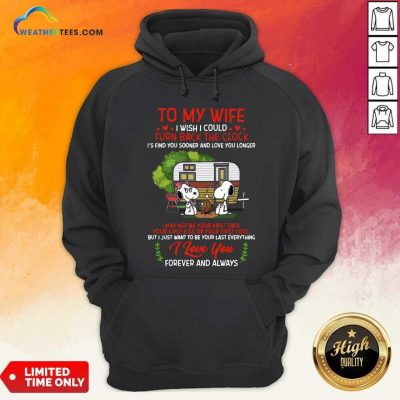 Snoopy And Girlfriend To My Wife Turn Back The Clock I Love You Valentines Day Hoodie - Design By Weathertees.com