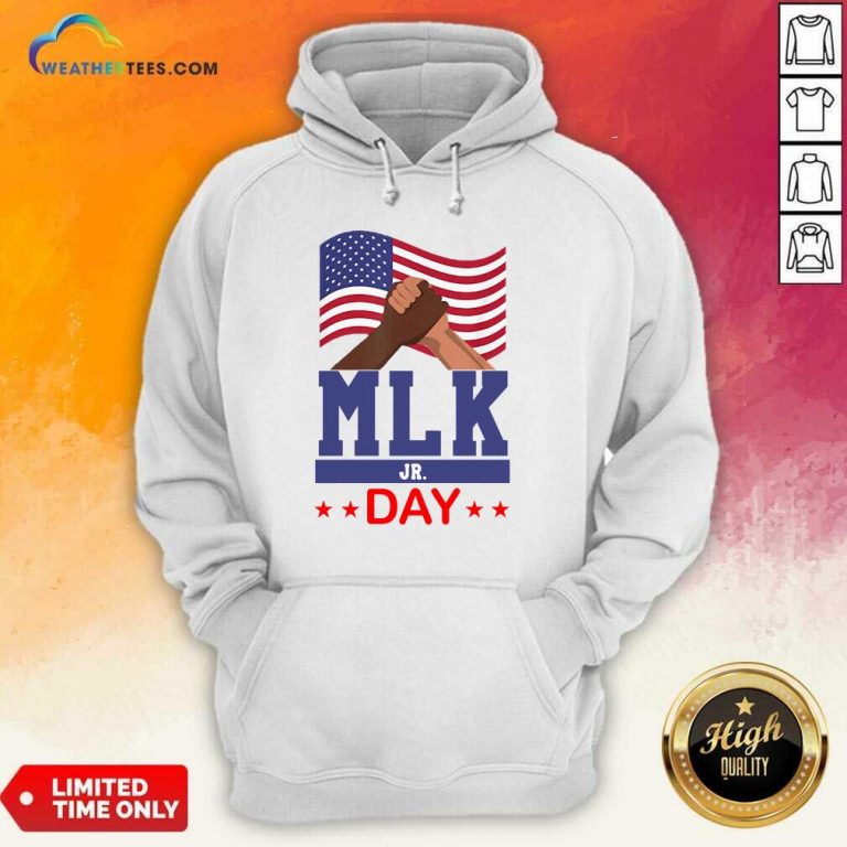 American Flag Martin Luther King Jr Day MLK Fist Freedom Hoodie - Design By Weathertees.com