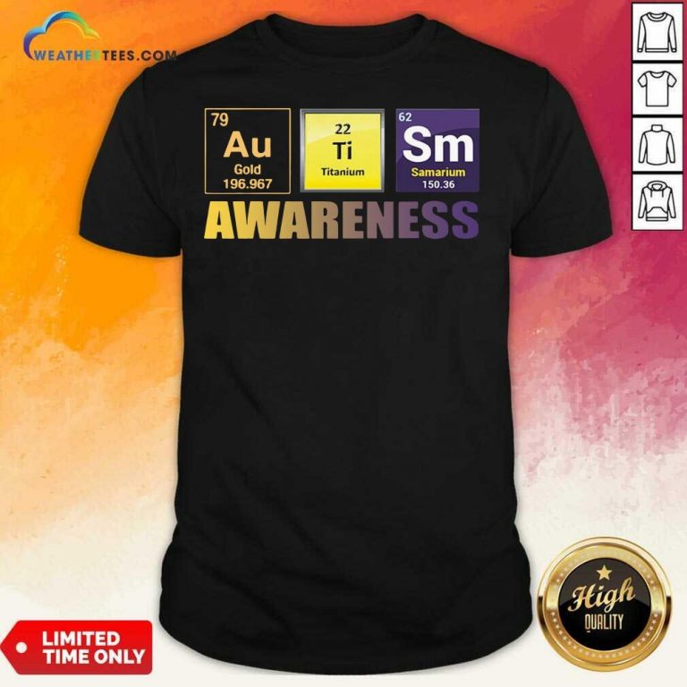 Autism Awareness Elements Gift Shirt - Design By Weathertees.com