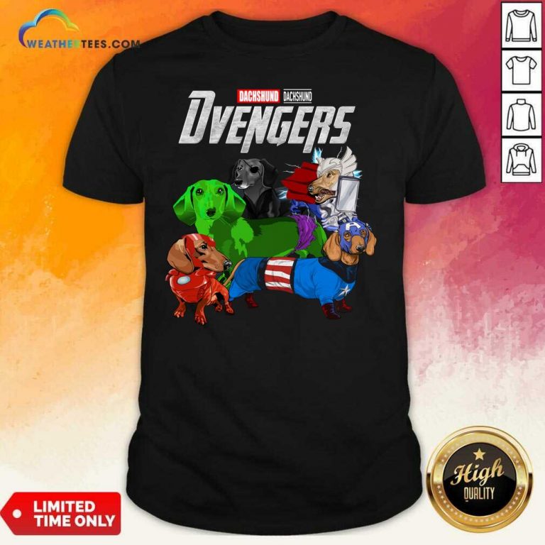 Avengers Dachshund Dvengers Shirt - Design By Weathertees.com