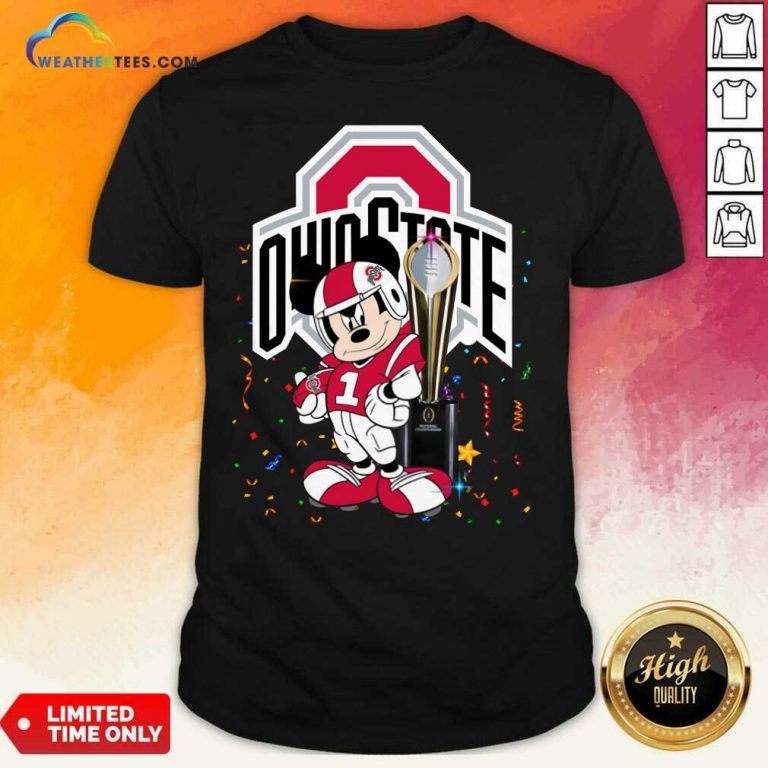 Mickey Mouse Ohio State Buckeyes Shirt - Design By Weathertees.com