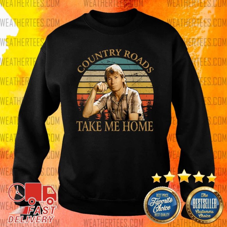 Country Roads Take Me Home Vintage Sweater - Design By Weathertees.com