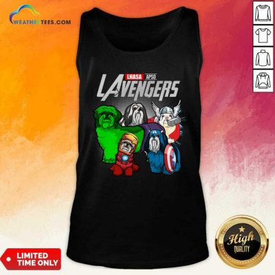 Lhasa Apso Marvel Avengers LAvengers Tank Top - Design By Weathertees.com