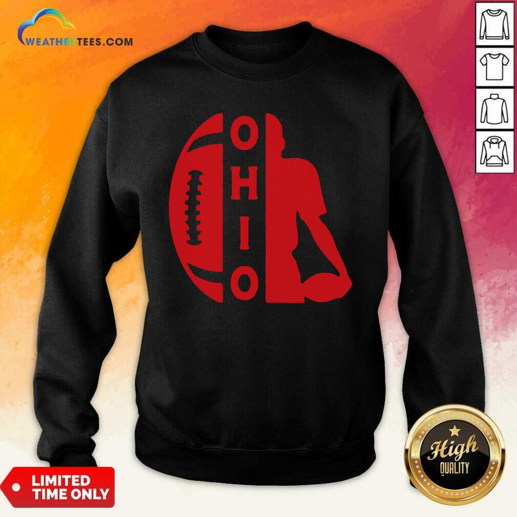 Ohio OH State Football Vintage Athletic Style Sweatshirt - Design By Weathertees.com