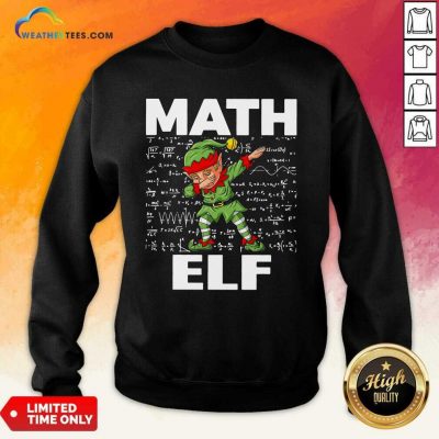 The Math Elf Dabbing 2021 Sweatshirt - Design By Weathertees.com
