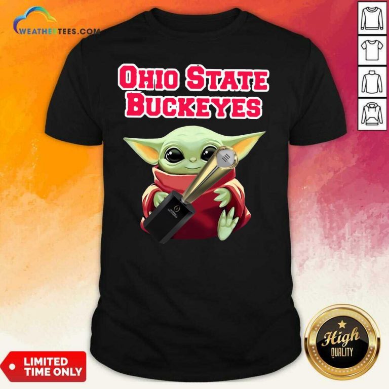 Baby Yoda Ohio State Buckeyes Shirt - Design By Weathertees.com