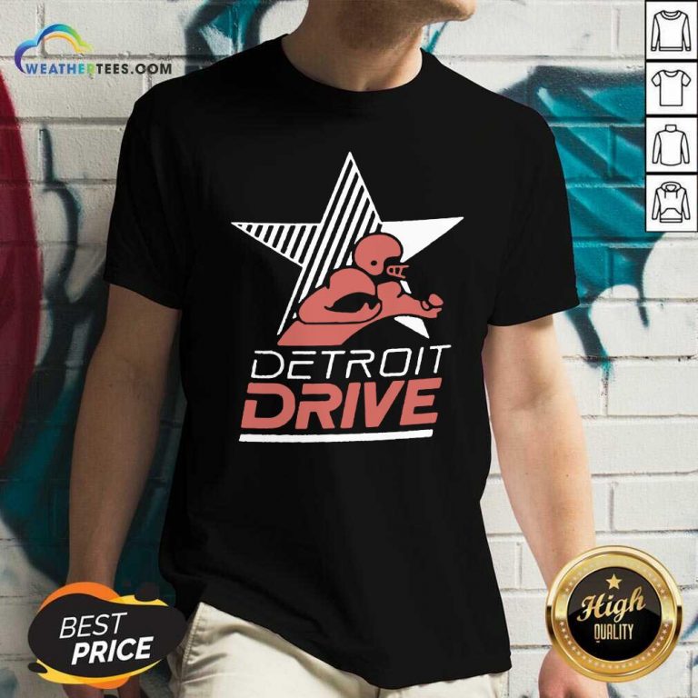 Detroit Drive V-neck - Design By Weathertees.com