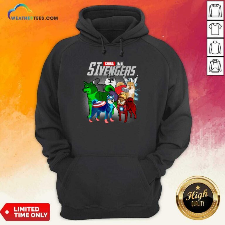 Shiba Inu Marvel Avengers SIvengers Hoodie - Design By Weathertees.com