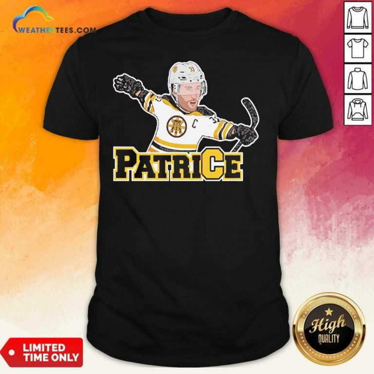 Captain Patrice Boston Bruins Shirt - Design By Weathertees.com