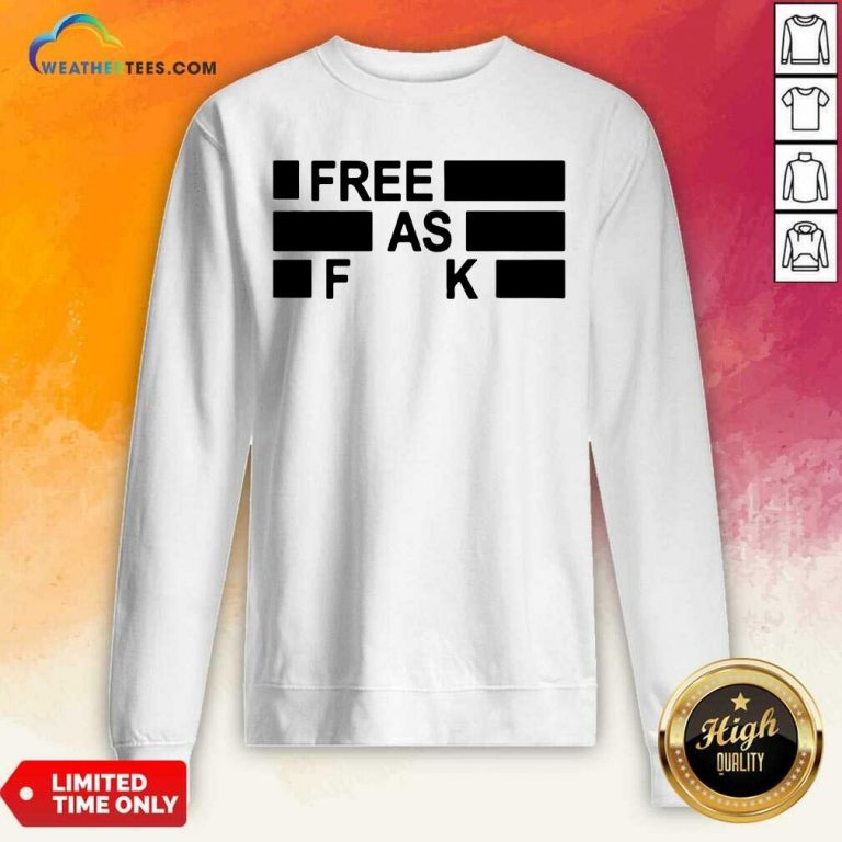 Kyle Rittenhouse Free As Fuck Sweatshirt - Design By Weathertees.com