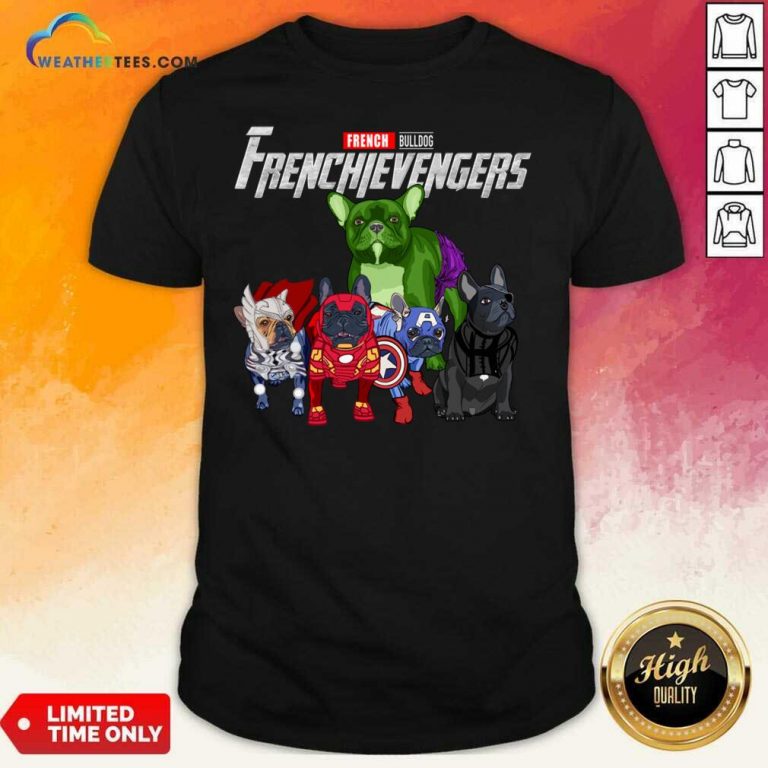 Marvel Avengers French Bulldog Frenchievengers Shirt - Design By Weathertees.com