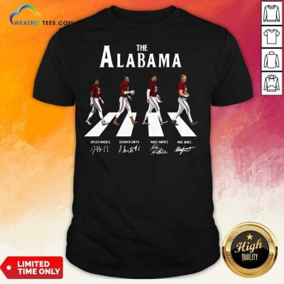 The Alabama Abbey Road Signatures Shirt - Design By Weathertees.com