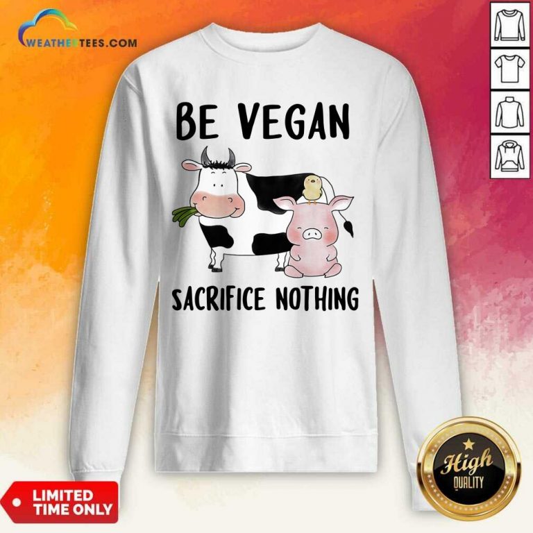 Be Vegan Sacrifice Nothing Cow And Pig Farm Tank Top - Design By Weathertees.com