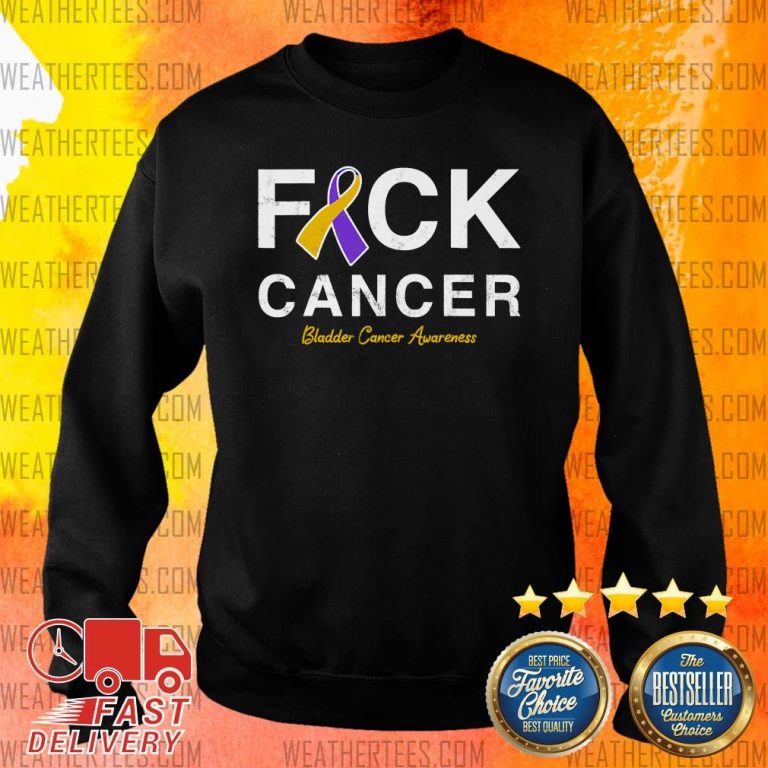 Raise Support Bladder Ribbon Cancer Awareness Pun Sweater - Design By Weathertees.com