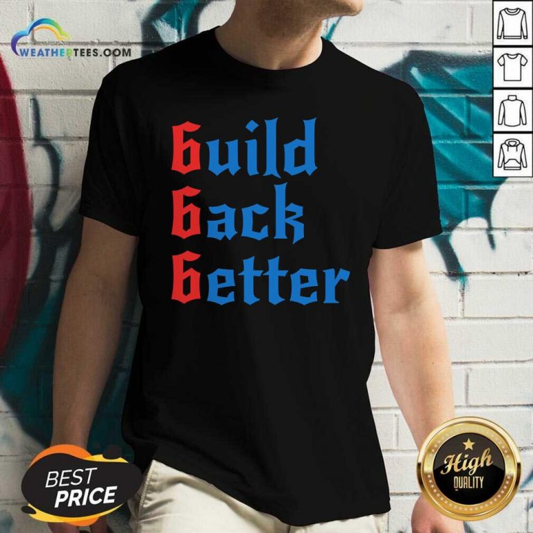 Build Back Better 666 Anti Globalist V-neck - Design By Weathertees.com