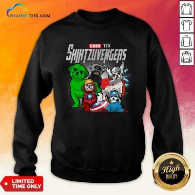 Shih Tzu Marvel Avengers Shihtzuvengers Sweatshirt - Design By Weathertees.com
