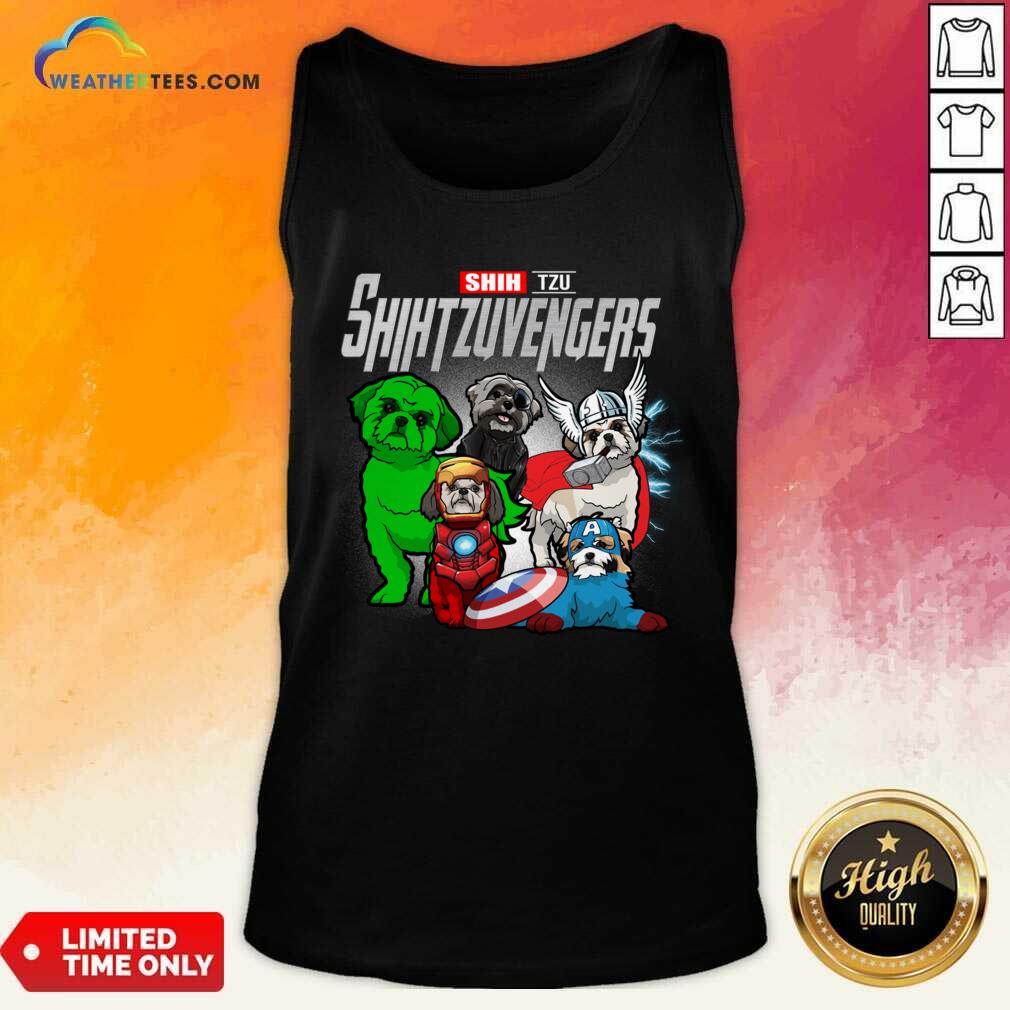 Shih Tzu Marvel Avengers Shihtzuvengers Tank Top - Design By Weathertees.com