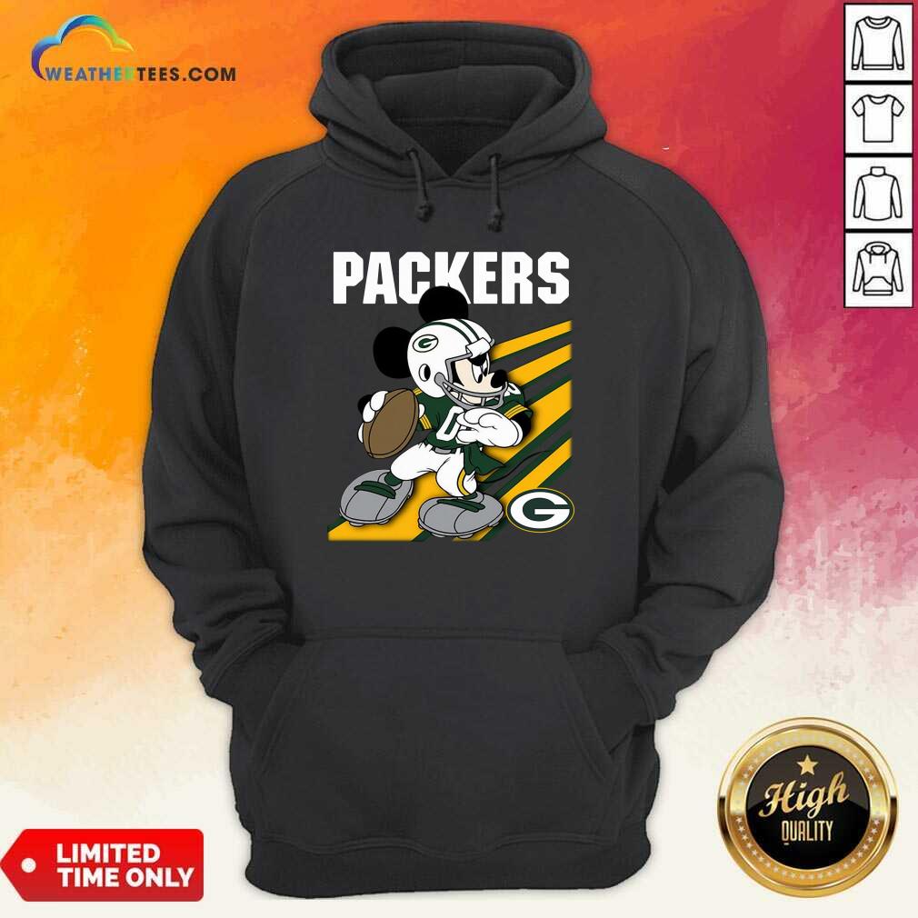 Mickey Mouse Green Bay Packers Hoodie - Design By Weathertees.com